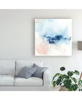 Ethan Harper Indigo and Blush I Canvas Art - 19.5" x 26"