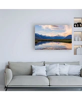 Dan Ballard Snowy Peak 4 Canvas Art - 36.5" x 48"