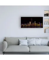 Ellicia Amando Chicago Glowing Canvas Art - 19.5" x 26"