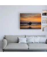 Ph Burchett Sunkissed Horses Iv Canvas Art