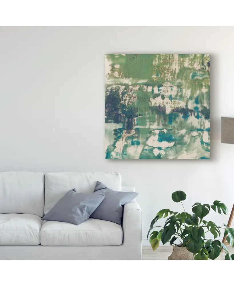 Jennifer Goldberger Obscured Horizon I Canvas Art