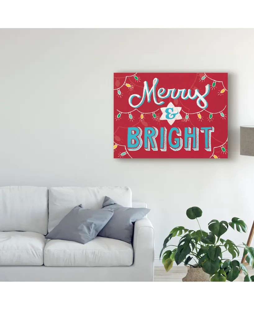 Mary Urban Merry and Bright V2 Canvas Art