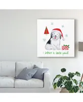 Farida Zaman Christmas Puppers Iii Canvas Art - 15" x 20"