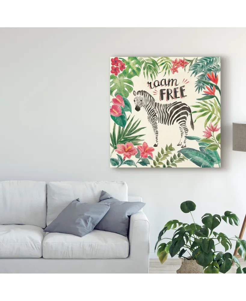 Janelle Penner Jungle Vibes Iv Canvas Art