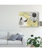 Jade Reynolds Birds on a Wire I Canvas Art - 20" x 25"