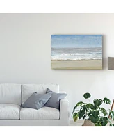 Tim Otoole Beach Walking Day I Canvas Art - 37" x 49"
