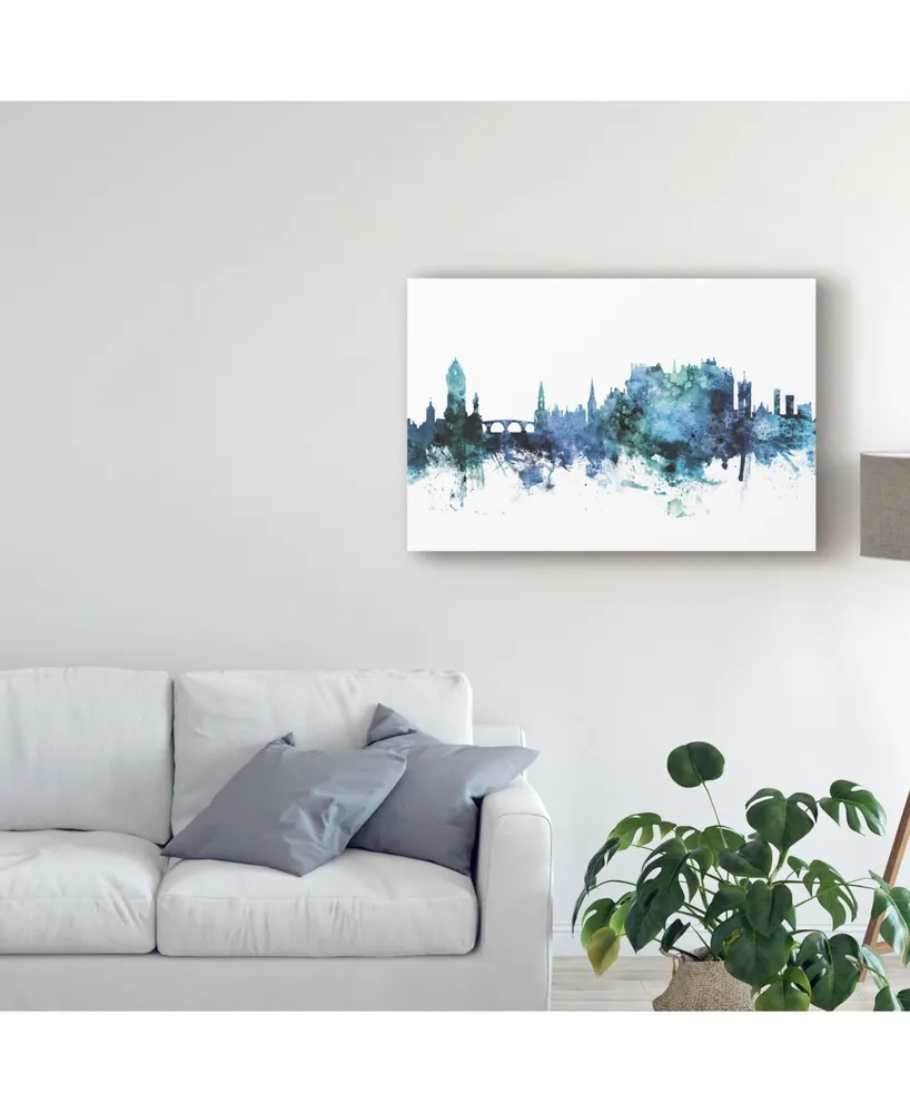 Michael Tompsett Stirling Scotland Skyline Canvas Art