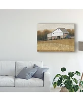 Tim Otoole White Barn View I Canvas Art - 20" x 25"