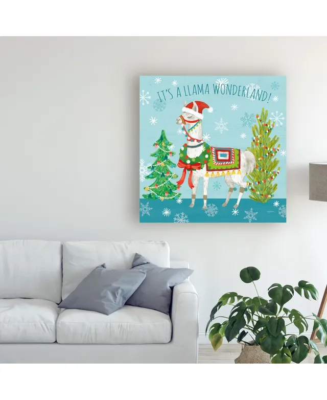 Lumaprints Christmas Wildlife Magic Canvas Art