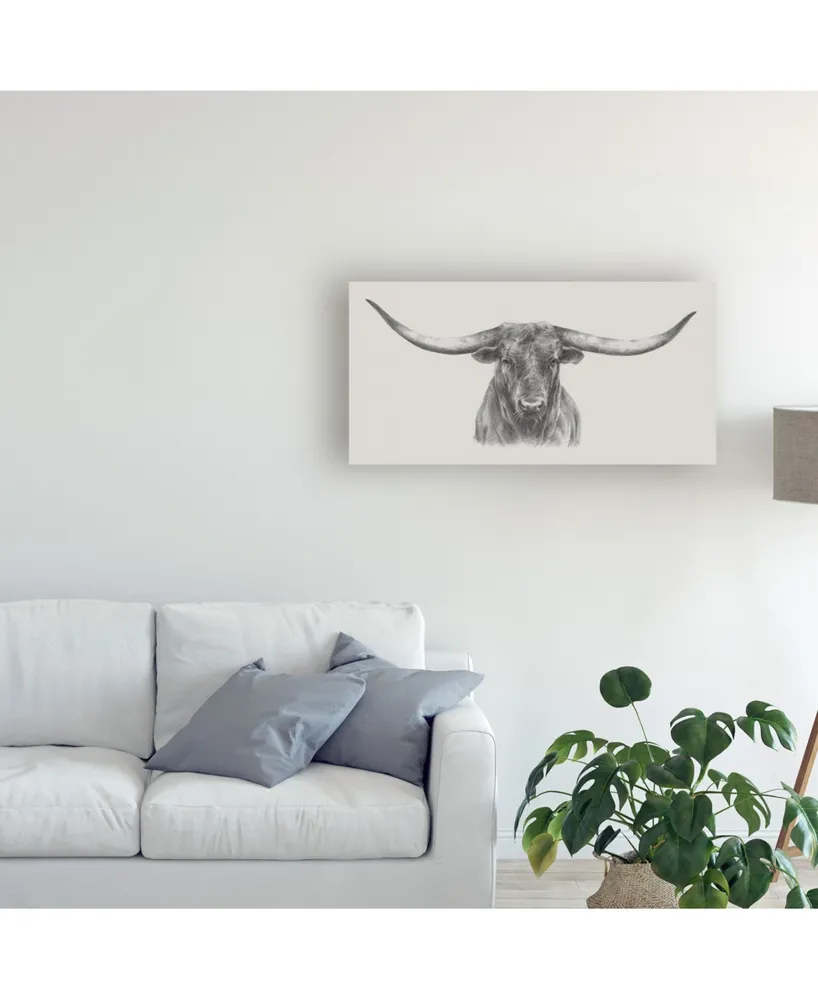 Ethan Harper Longhorn Bull Canvas Art