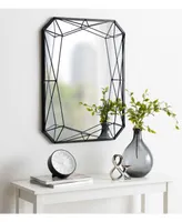 Closeout! Kate and Laurel Keyleigh Rectangle Metal Accent Wall Mirror - 22" x 28"