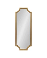 Kate and Laurel Hogan Framed Scallop Full Length Wall Mirror - 18" x 48"