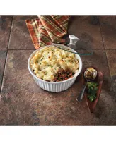 Corningware French White 1.5-Qt. Round Casserole with Glass Lid