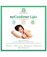 Sleep & Beyond Mycomforter, Light, Washable Wool Comforter, Light Weight, Twin - Off