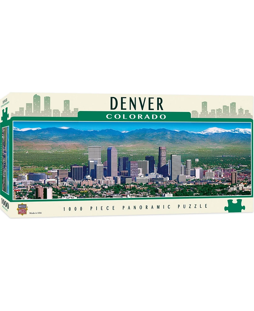 Masterpieces Denver 1000 Piece Panoramic Jigsaw Puzzle for Adults