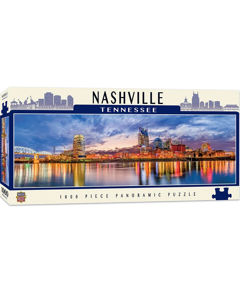 Masterpieces Nashville 1000 Piece Panoramic Jigsaw Puzzle for Adults