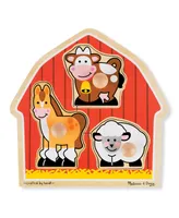 Melissa and Doug Barnyard Animals Jumbo Knob