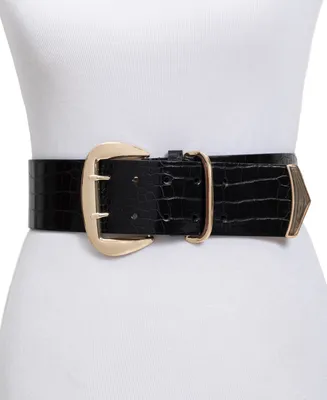 I.n.c. International Concepts Wide Stretch Belt, Created for Macy's