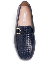 Men's Malone Interweave Driver Leather Loafer Slip-On Casual Shoe