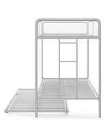 EveryRoom Elia Triple Twin Metal Bunk Bed