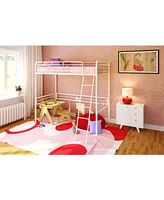 EveryRoom Tiana Twin Metal Loft Bed