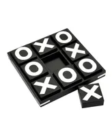 Hathaway Vintage Wooden Tic Tac Toe Set with Board, 9 Pieces