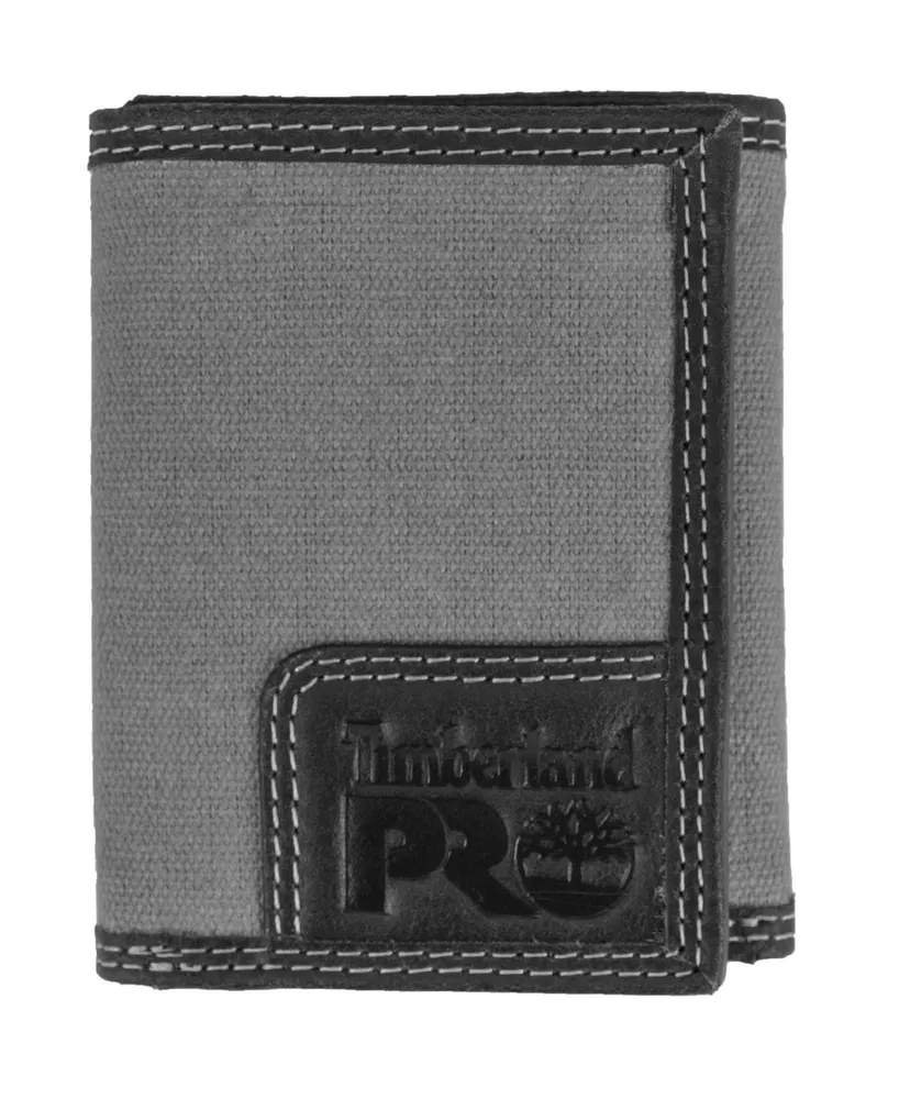 Men's Timberland Pro Whitney Canvas Trifold Wallet 