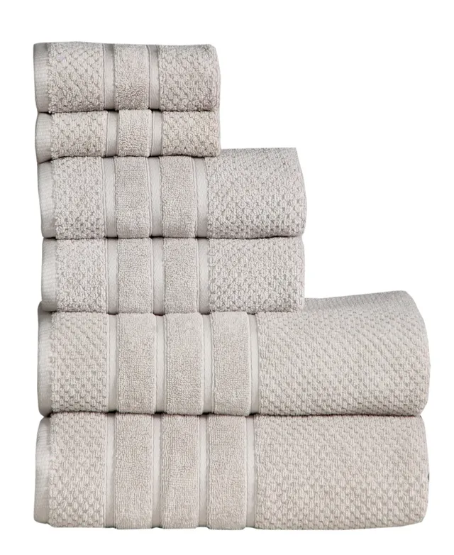 Nautica Zane Chevron Cotton Terry 6 Piece Towel Set