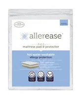 AllerEase 2-in-1 Mattress Pad with Removable Washable Top