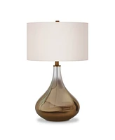Hudson & Canal Mirabella Table Lamp In Ombre Brass Colored Glass