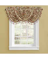 Five Queens Court August Waterfall Window Valance, 43" x 33"