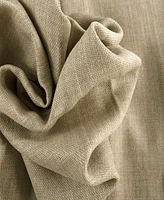 Half Price Drapes Nomad Tan Textured Faux Linen Room Darkening Curtain