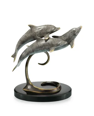 Spi Home Triple Dolphins Sculpture