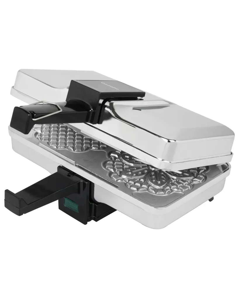 CucinaPro Polished Electric Pizzelle Maker Press