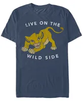 Disney Men's Lion King Simba Wild Side Short Sleeve T-Shirt