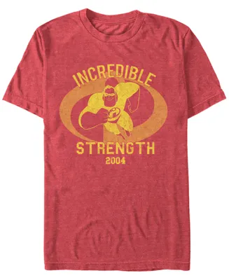 Disney Pixar Men's Incredibles Strength Mr. Incredible Short Sleeve T-Shirt