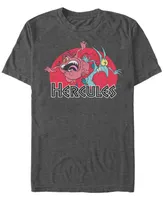 Disney Men's Hercules Distressed Pain and Panic Short Sleeve T-Shirt