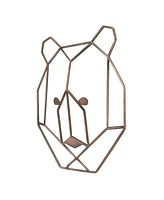 NoJo Mountain Patchwork Bear Head Wall Art