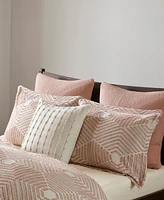 Ink+Ivy Ellipse Jacquard 3-Pc. Comforter Set
