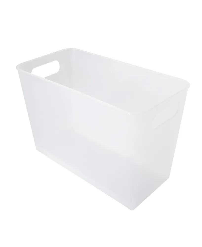 Kenney Storage Made Simple Organizer Bin with Handles in Clear