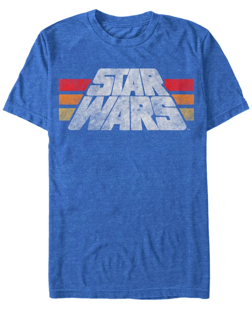 Star Wars Men's Classic Retro Distressed Logo Short Sleeve T-Shirt