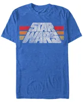 Star Wars Men's Classic Retro Distressed Logo Short Sleeve T-Shirt