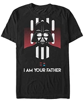Star Wars Men's Classic Darth Vader I Am Your Father Short Sleeve T-Shirt