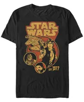 Star Wars Men's Classic Retro Han Solo Team Short Sleeve T-Shirt