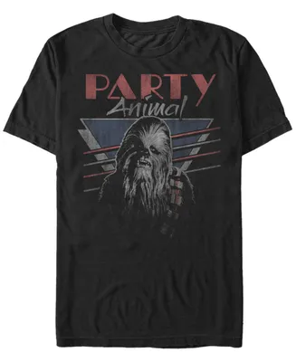 Star Wars Men's Classic Chewbacca Party Animal Short Sleeve T-Shirt