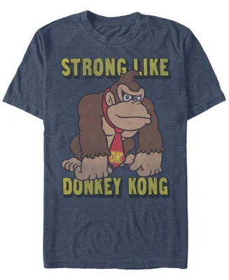 Nintendo Men's Donkey Kong Strong Like Donkey Kong Short Sleeve T-Shirt