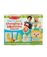 Melissa and Doug Mine to Love Changing and Bath time Play Set