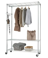 Trinity 3-Tier Rolling Garment Rack