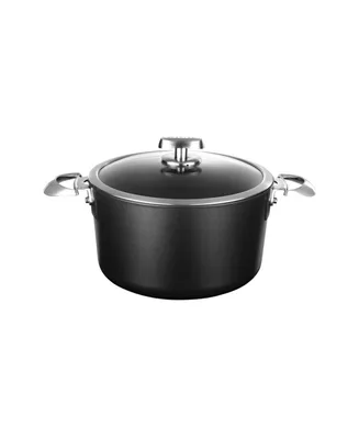 Scanpan ProIQ 6.5 qt, 6.0 L, 10.25", 26cm Covered Saucepan Induction Suitable Nonstick Frypan, Black
