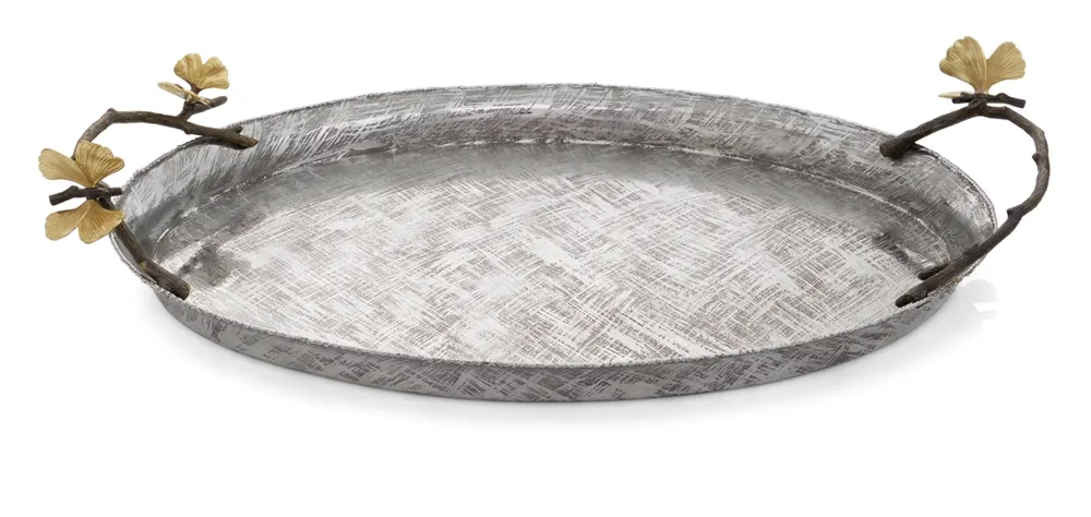 Michael Aram Butterfly Ginkgo Oval Tray